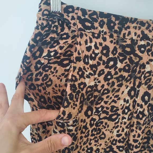 Wilfred Leopard Print Pants - Black and Tan - Picture 7 of 9